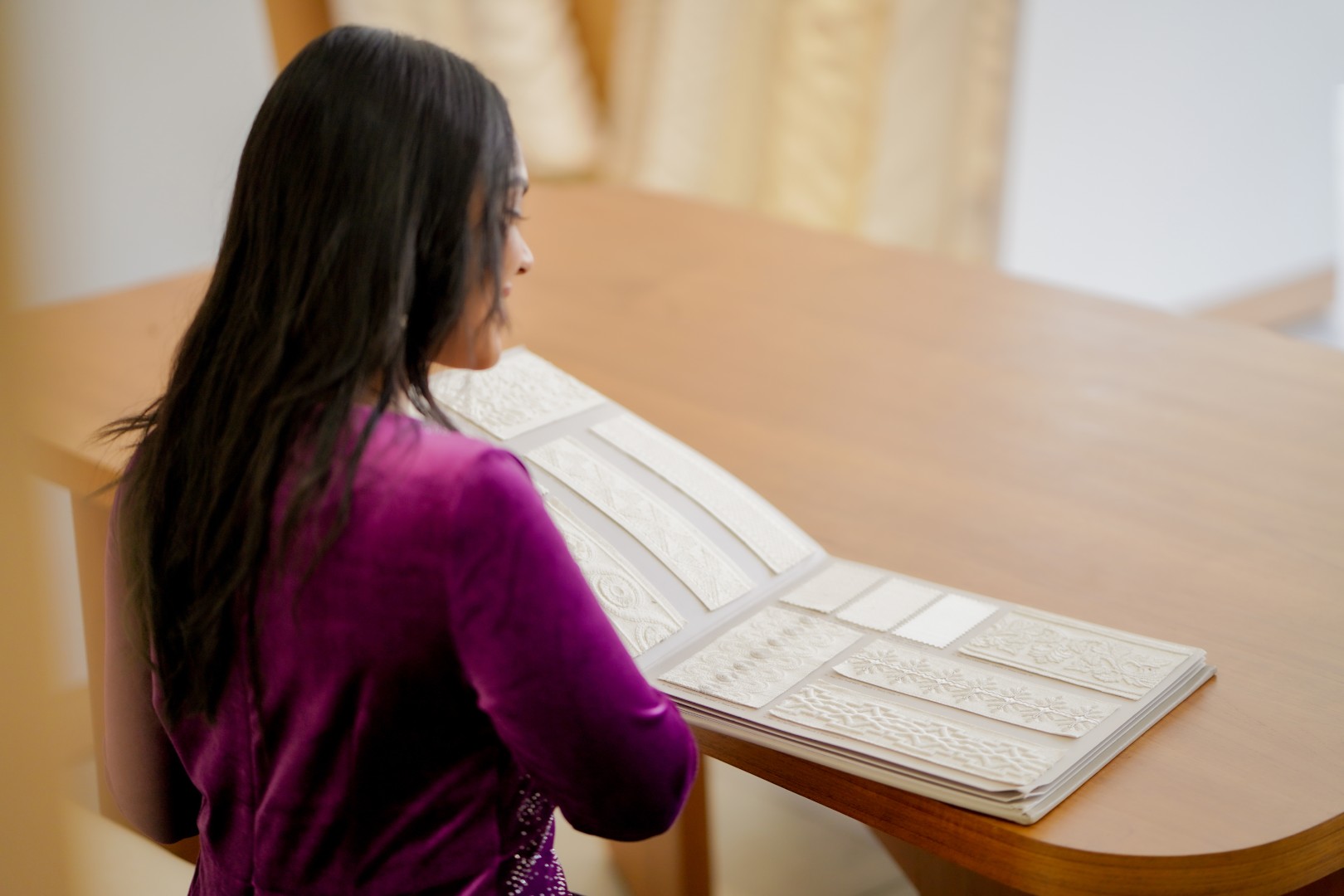 Luxury curtain detail